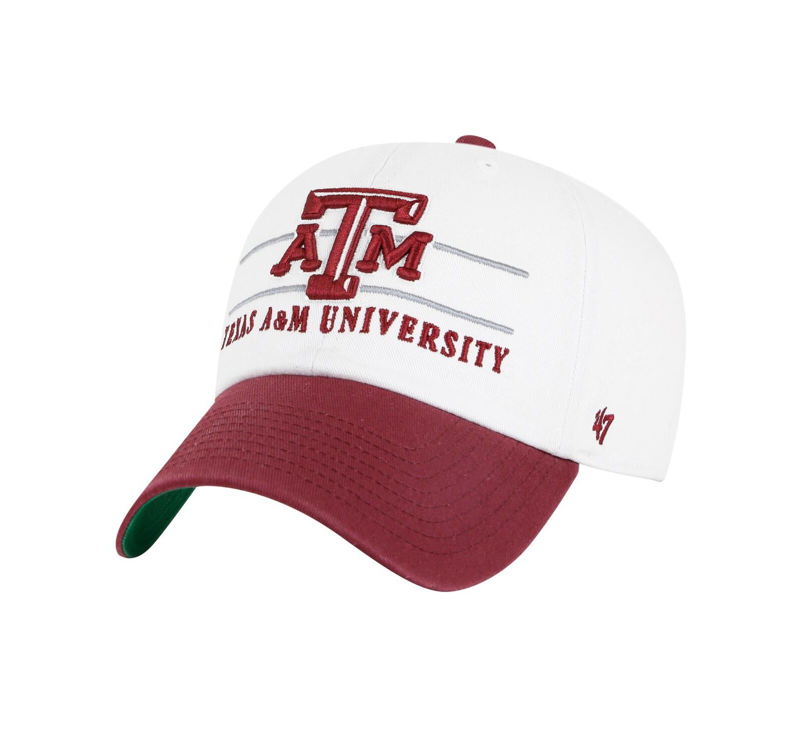 Мужская регулируемая кепка '47 Brand White Texas A & M Aggies Gridiron Clean Up