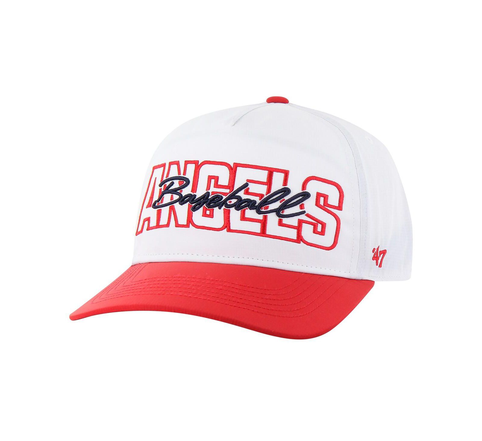 Мужская кепка '47 Brand White Los Angeles Angels Lineman Hitch Adjustable