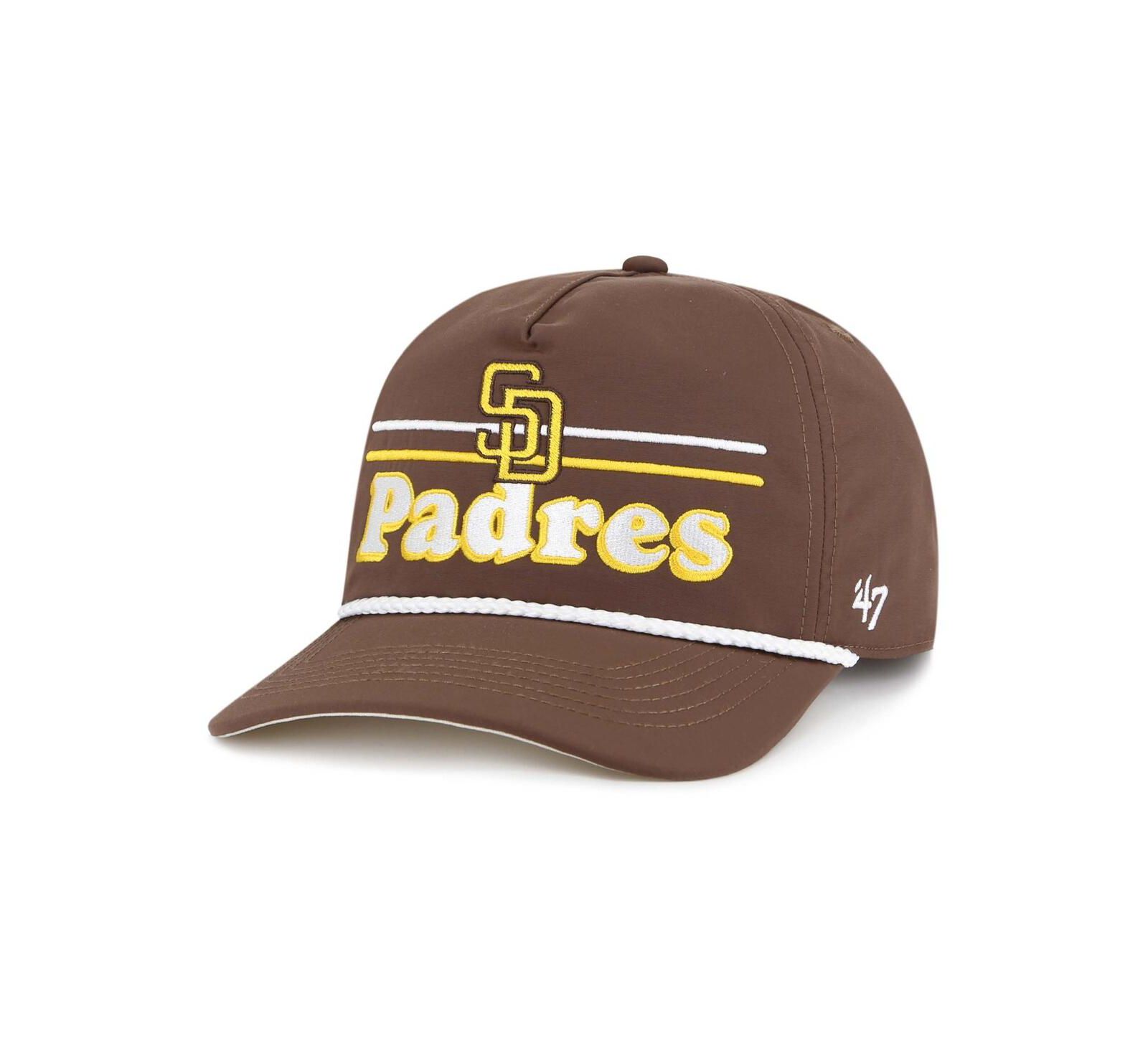 '47 Brand Мужская коричневая регулируемая кепка San Diego Padres Campscape Hitch