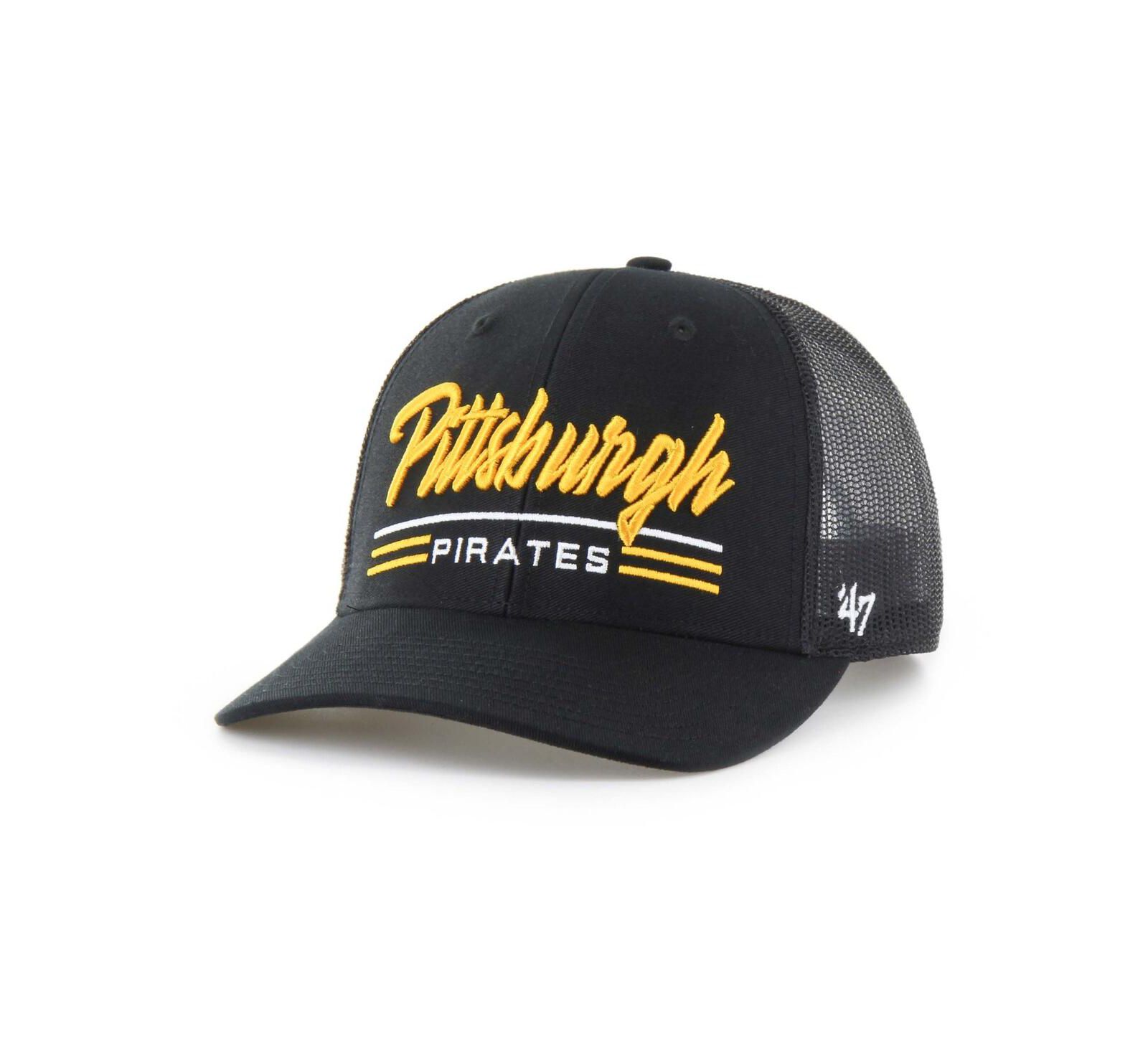 '47 Brand Мужская бейсболка Pittsburgh Pirates Garner Trucker регулируемая