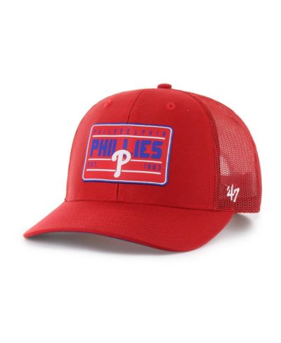 Мужская кепка '47 Brand Philadelphia Phillies Hardline Trucker, красная, регулируемая