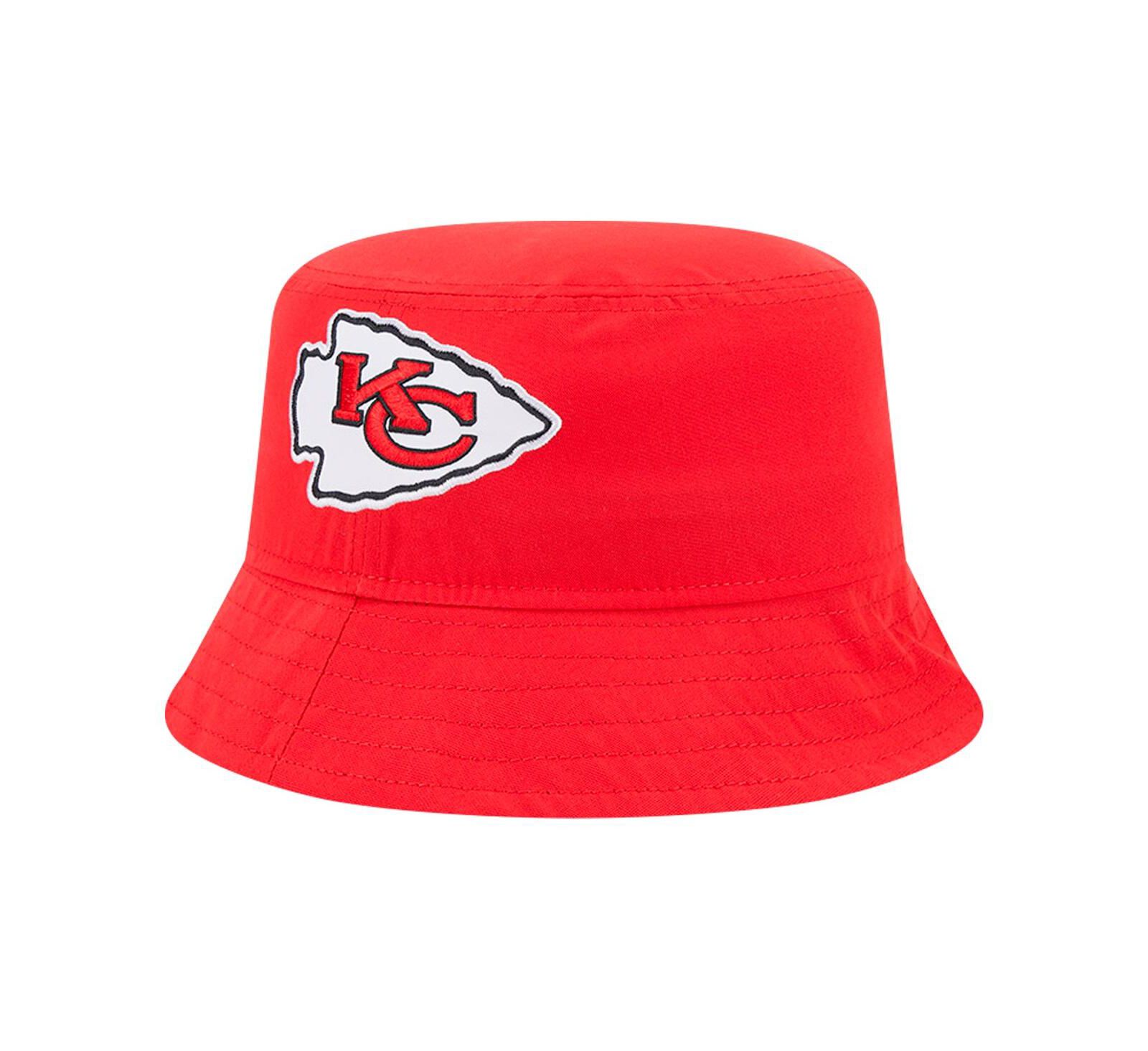 Мужская панама New Era Red Kansas City Chiefs Helmet
