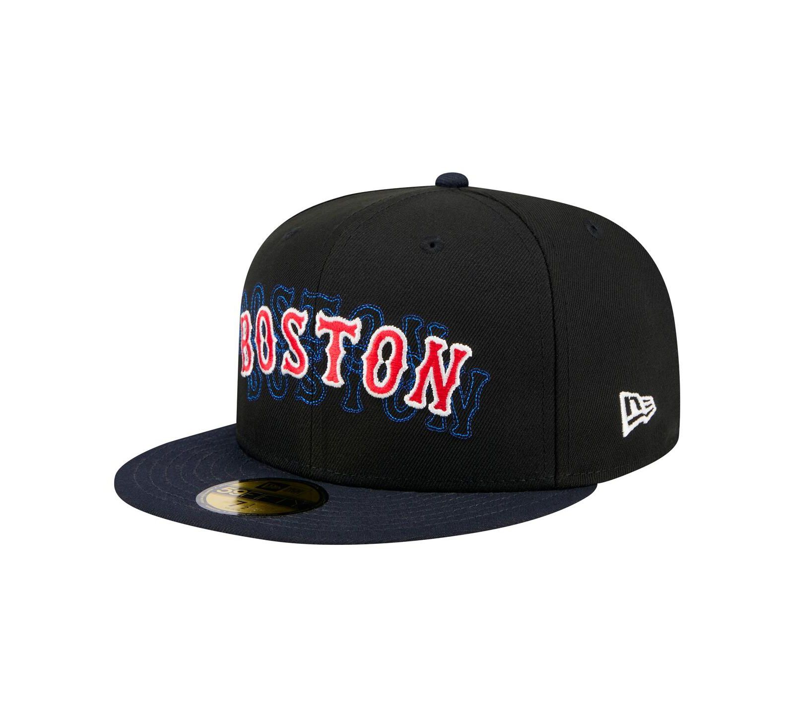 Мужская кепка New Era Boston Red Sox Shadow Stitch 59FIFTY Fitted