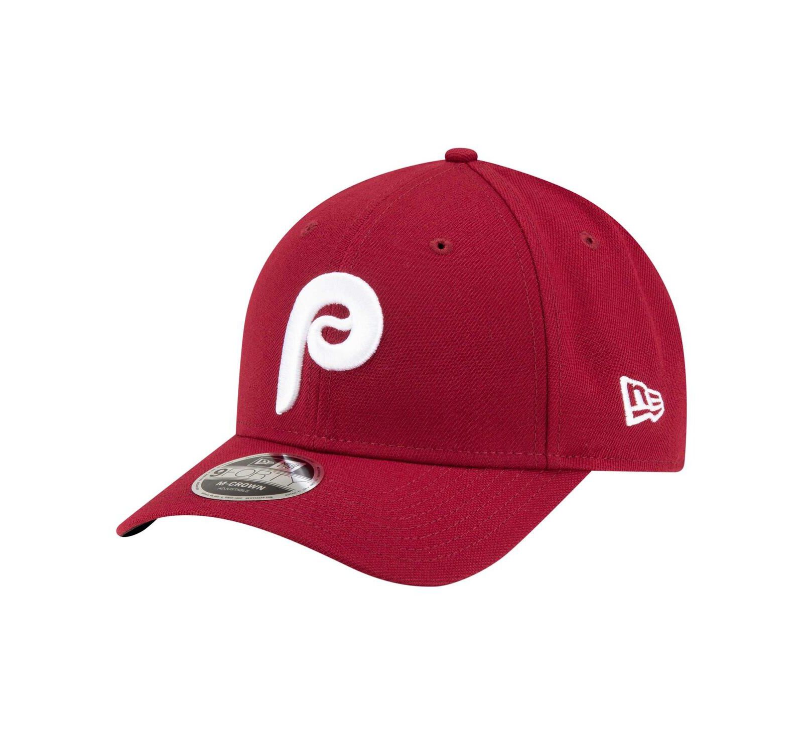 Кепка New Era Men's Philadelphia Phillies Player Replica 9FORTY, бордовая