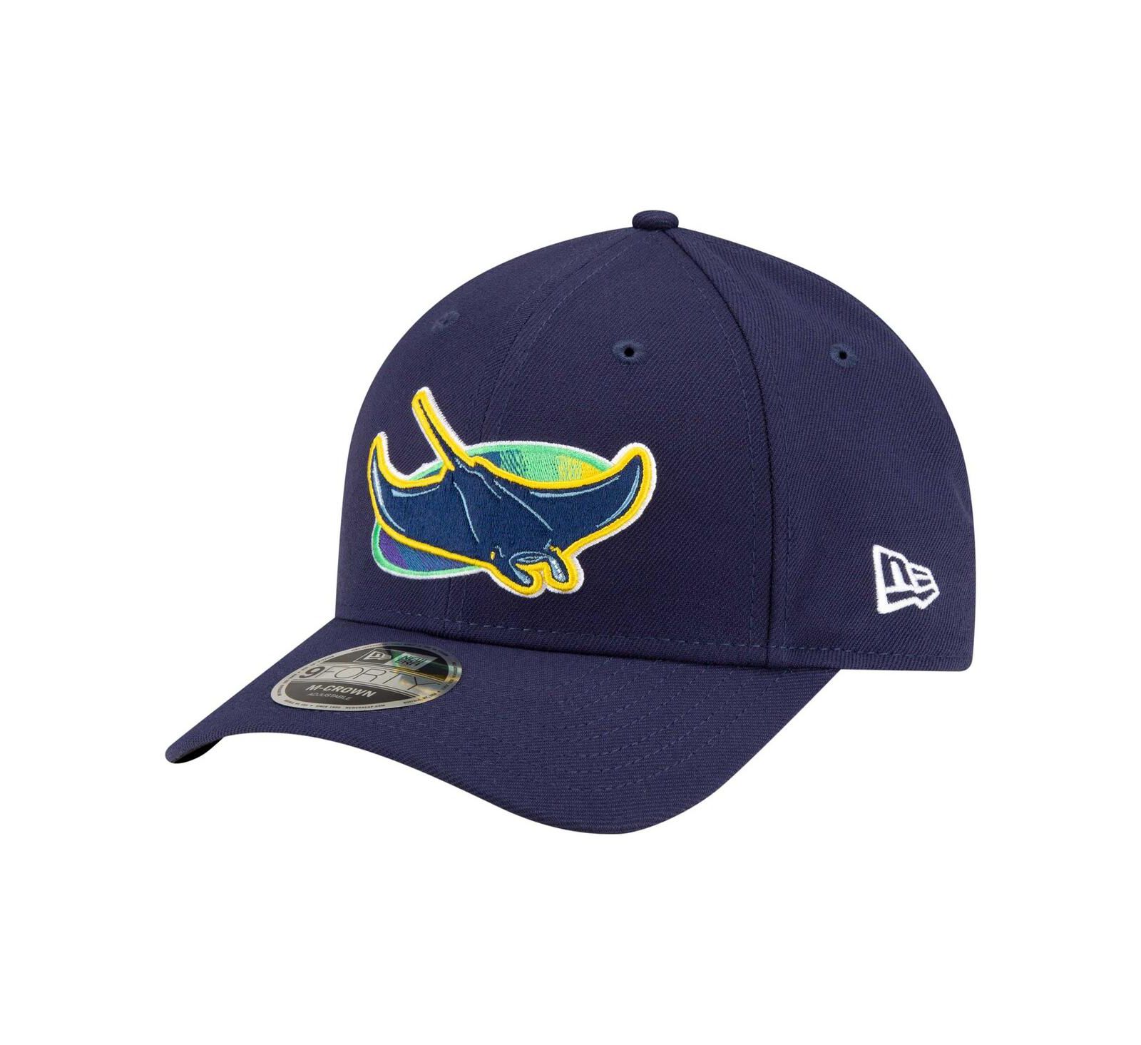 New Era Men's Navy Tampa Bay Rays Player Replica 9FORTY Adjustable Hat