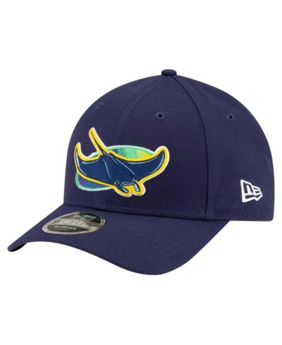 Мужская регулируемая кепка New Era Tampa Bay Rays Player Replica 9FORTY, темно-синяя