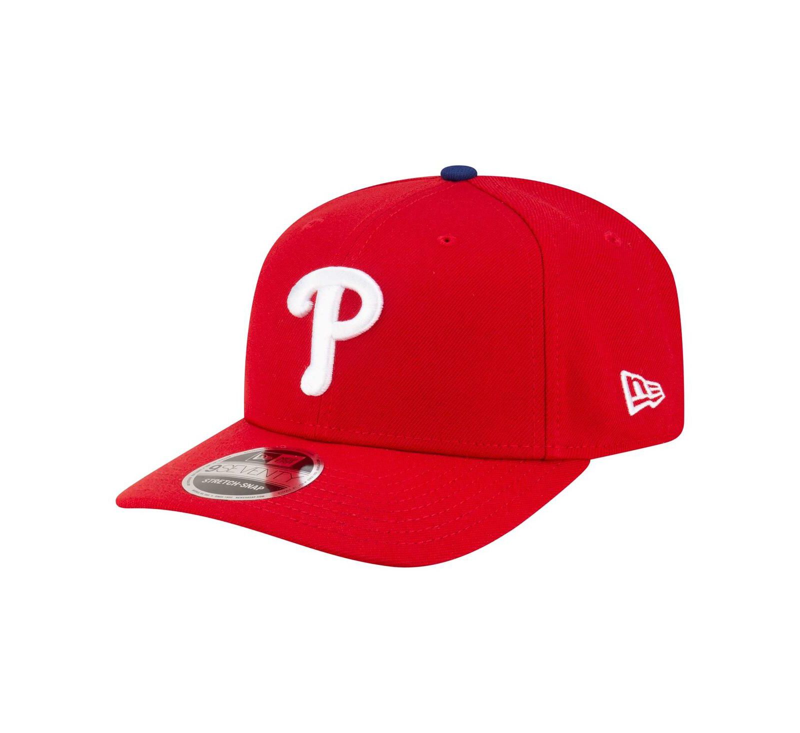 New Era Men's Red Philadelphia Phillies Player Replica 9SEVENTY Adjustable Hat