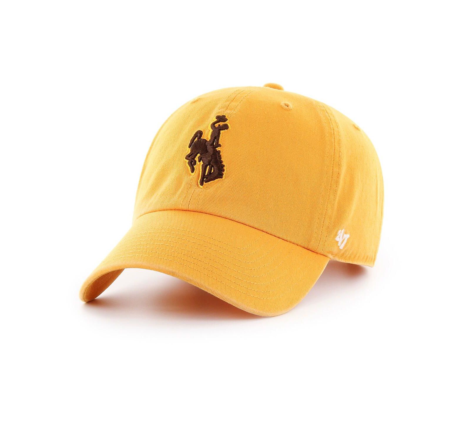 Мужская регулируемая кепка '47 Brand Gold Wyoming Cowboys Vintage Clean Up