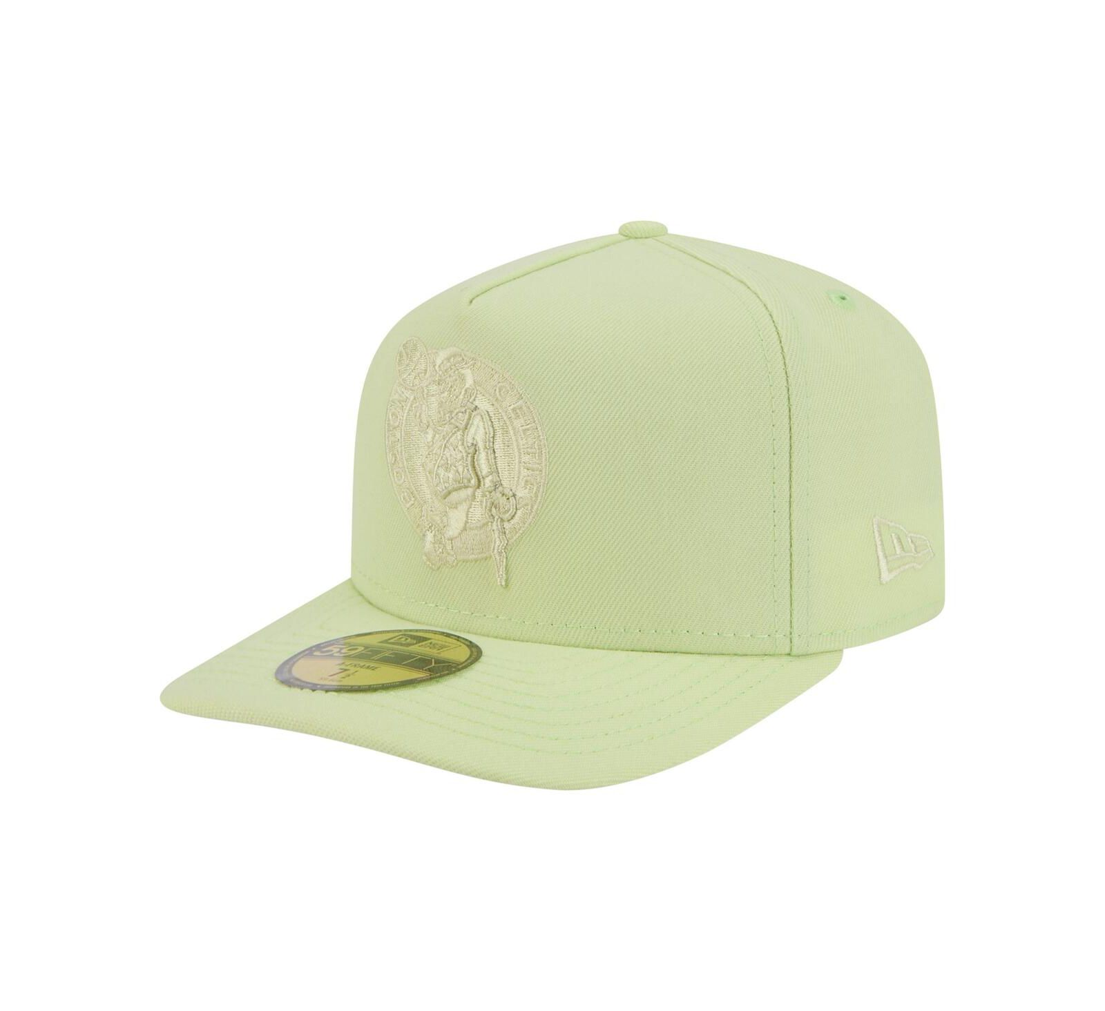 New Era Мужская кепка 59FIFTY Boston Celtics Colorpack A-Frame Pinch Front, зеленая
