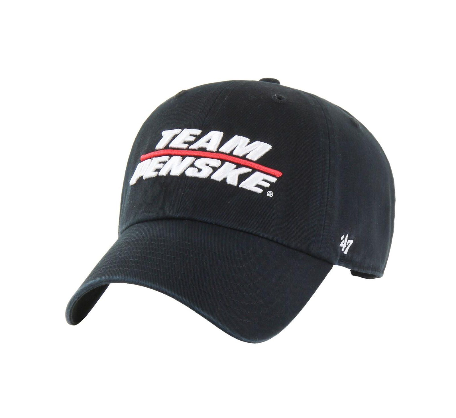 '47 Brand Men's Black Team Penske Clean Up Adjustable Hat