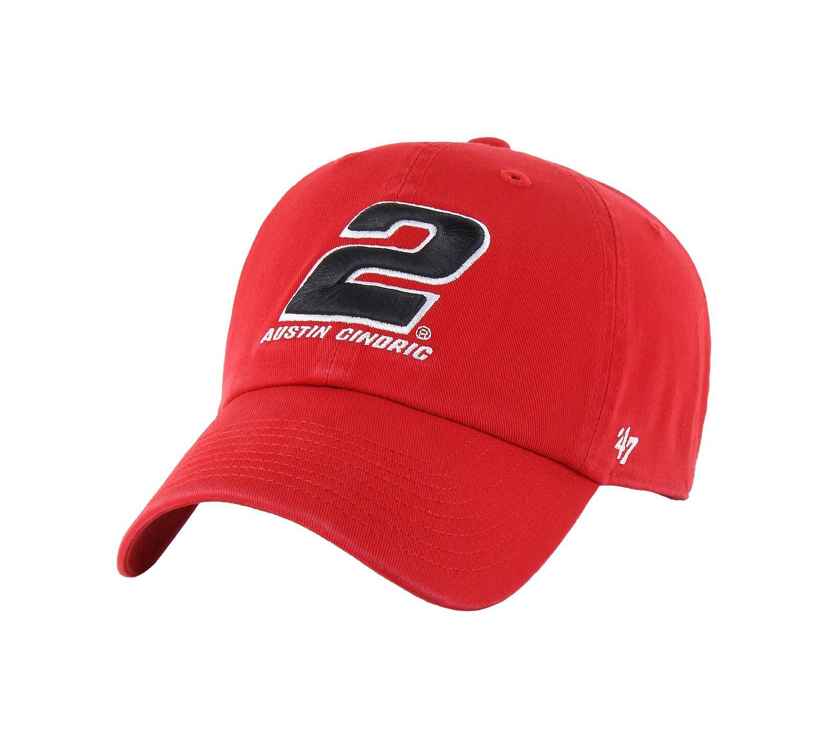 '47 Brand Men's Red Austin Cindric Clean Up Adjustable Hat