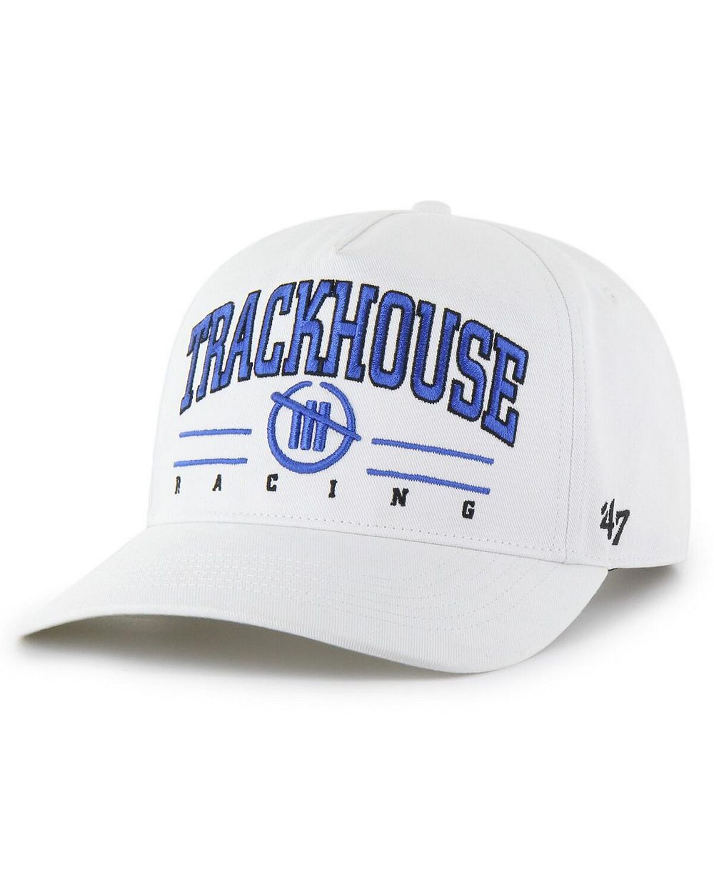 Мужская кепка '47 Brand White TRACKHOUSE RACING Roscoe Hitch Adjustable