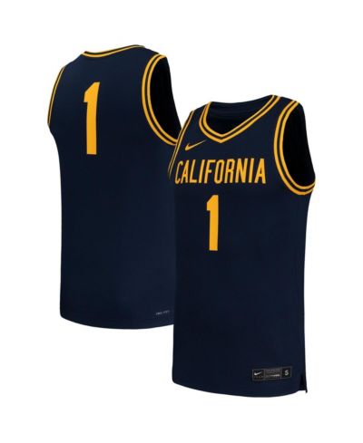 Мужская баскетбольная джерси Nike 1 Navy Cal Bears Replica