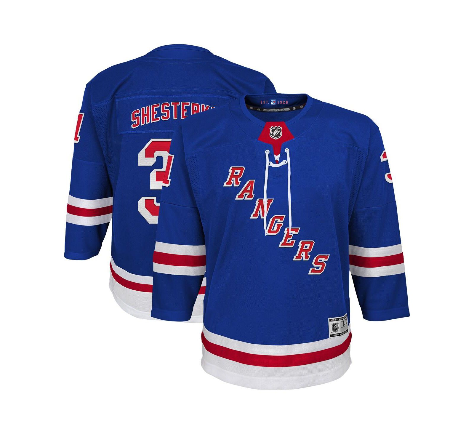 Детская джерси Outerstuff Igor Shesterkin New York Rangers Home Premier Player