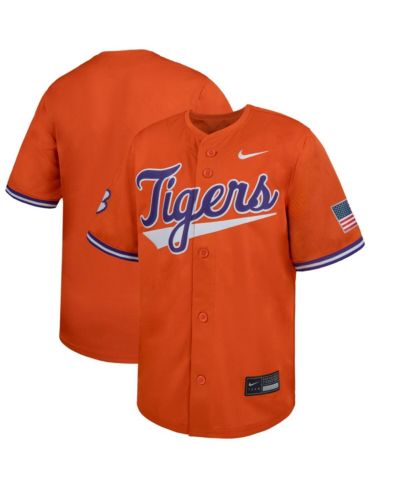 Nike Спортивная джерси Clemson Tigers для мальчиков и девочек оранжевая