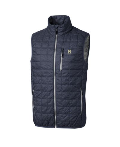 Мужской жилет Cutter & Buck Navy Midshipmen Rainier на молнии
