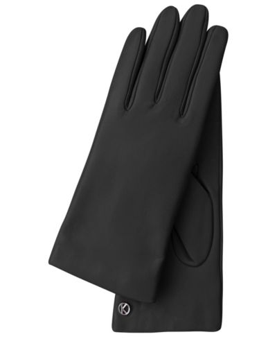 Women`s Premium Lamb Leather Touchscreen Gloves Style Lola Cashmere Lining