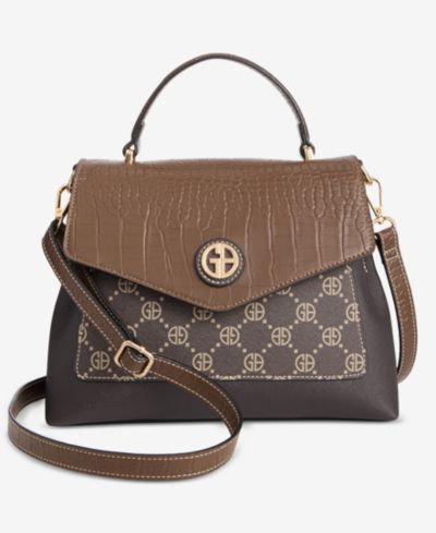 Сумка Giani Bernini Small Monogram Top Handle Crossbody