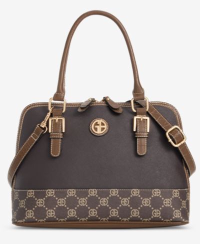 Средняя сумка через плечо Giani Bernini Monogram Domed Bag