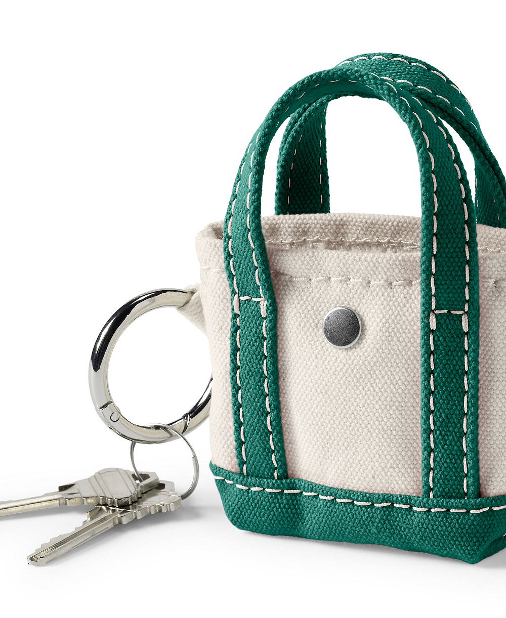 Lands' End Micro Canvas Tote Charm
