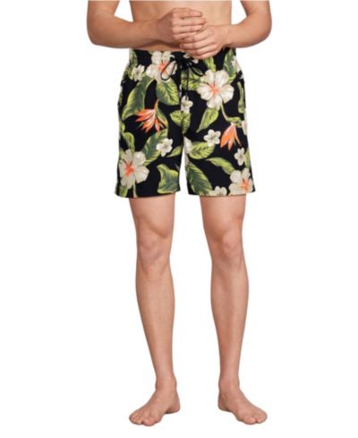 Hibiscus floral/black