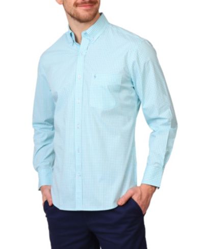 Мужская рубашка Tailorbyrd Men's Signature Gingham Long Sleeve