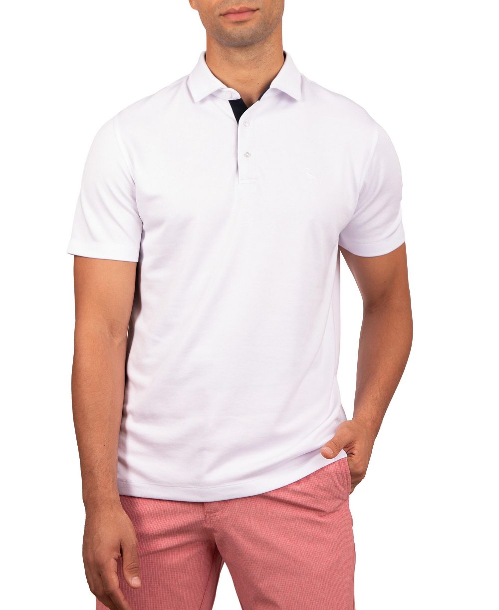 TailorByrd Men's Classic Solid Modal Polo