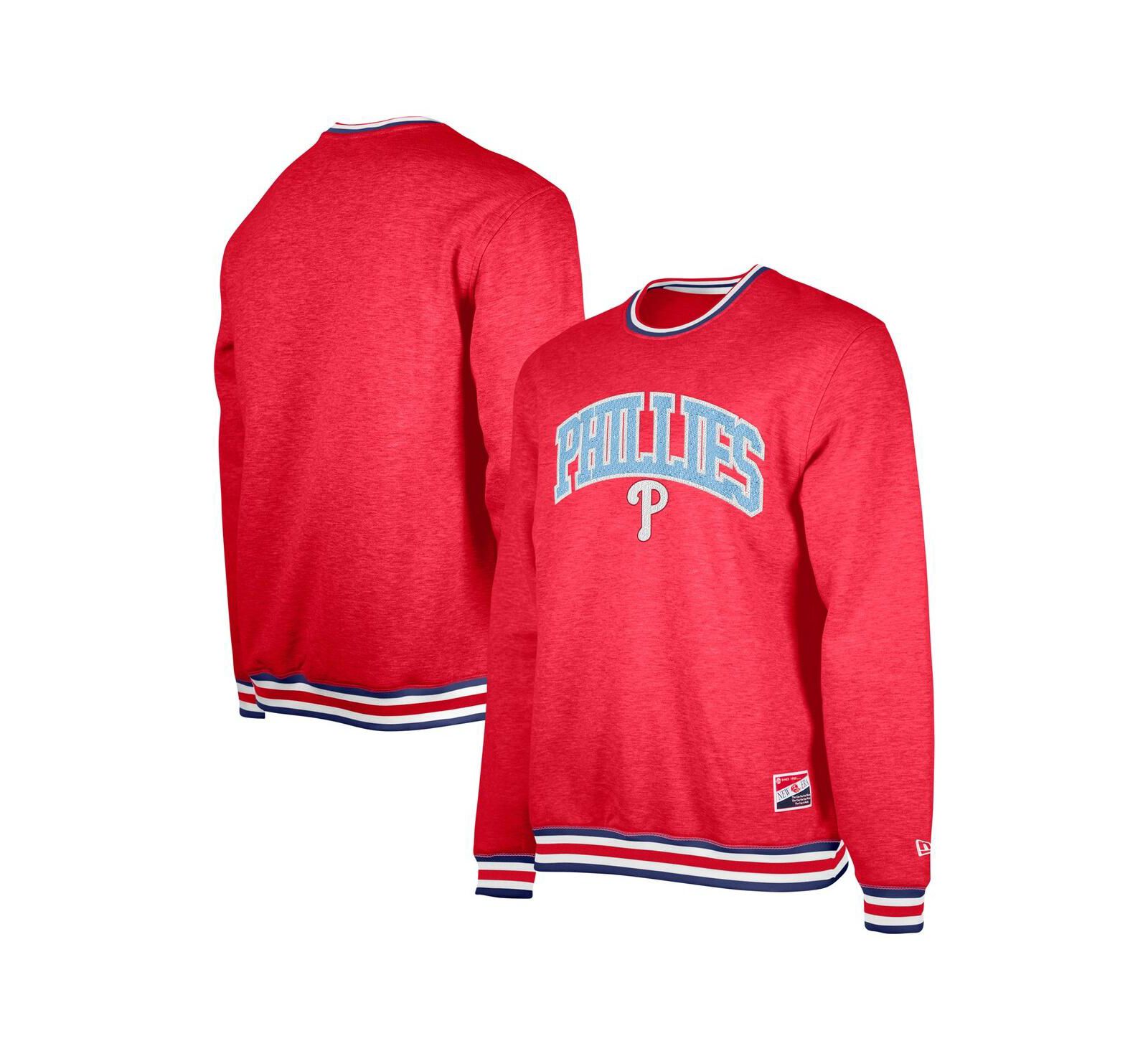 Мужское худи New Era Red Philadelphia Phillies Father's Day Pullover