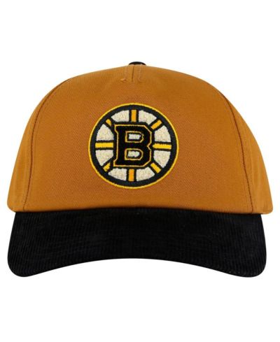 American Needle Мужская регулируемая кепка Boston Bruins Burnett, бежевый/черный
