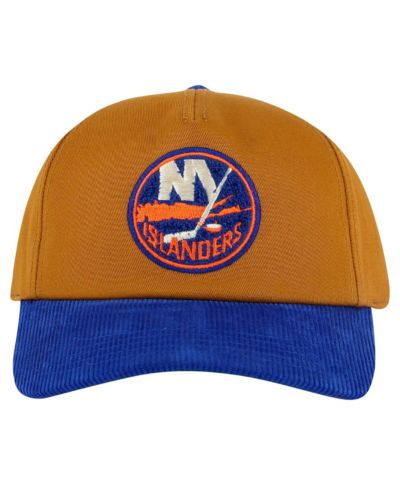Мужская регулируемая кепка American Needle New York Islanders Burnett, песочный/королевский синий