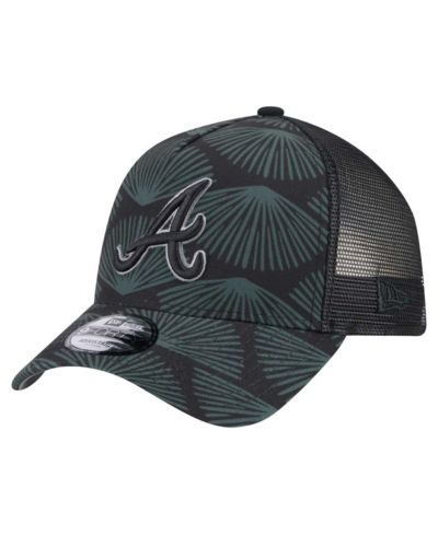 Мужская кепка New Era Atlanta Braves 9FORTY A-Frame Trucker, черная