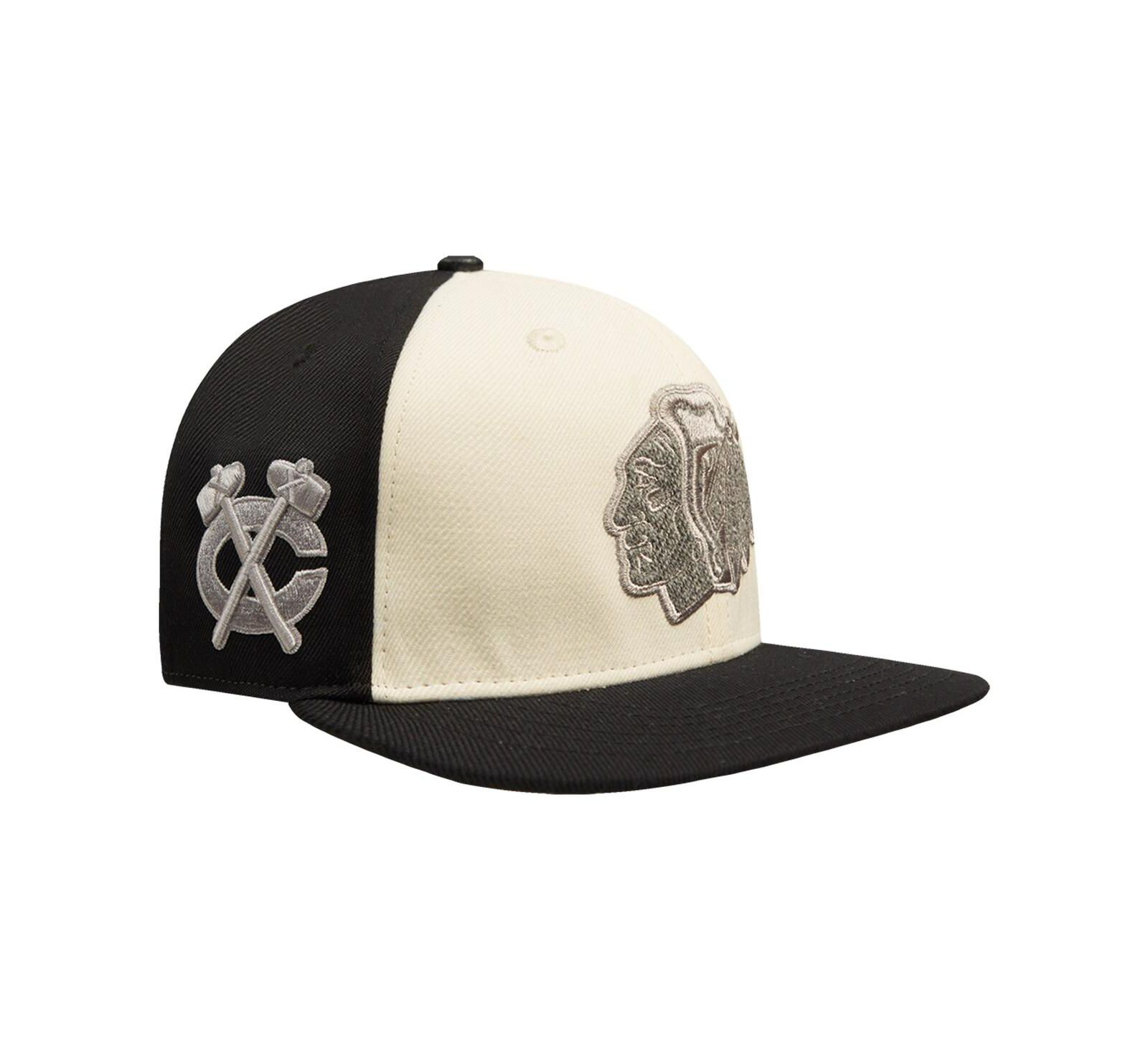 Pro Standard Men's  Cream Chicago Blackhawks French Terry Snapback Hat