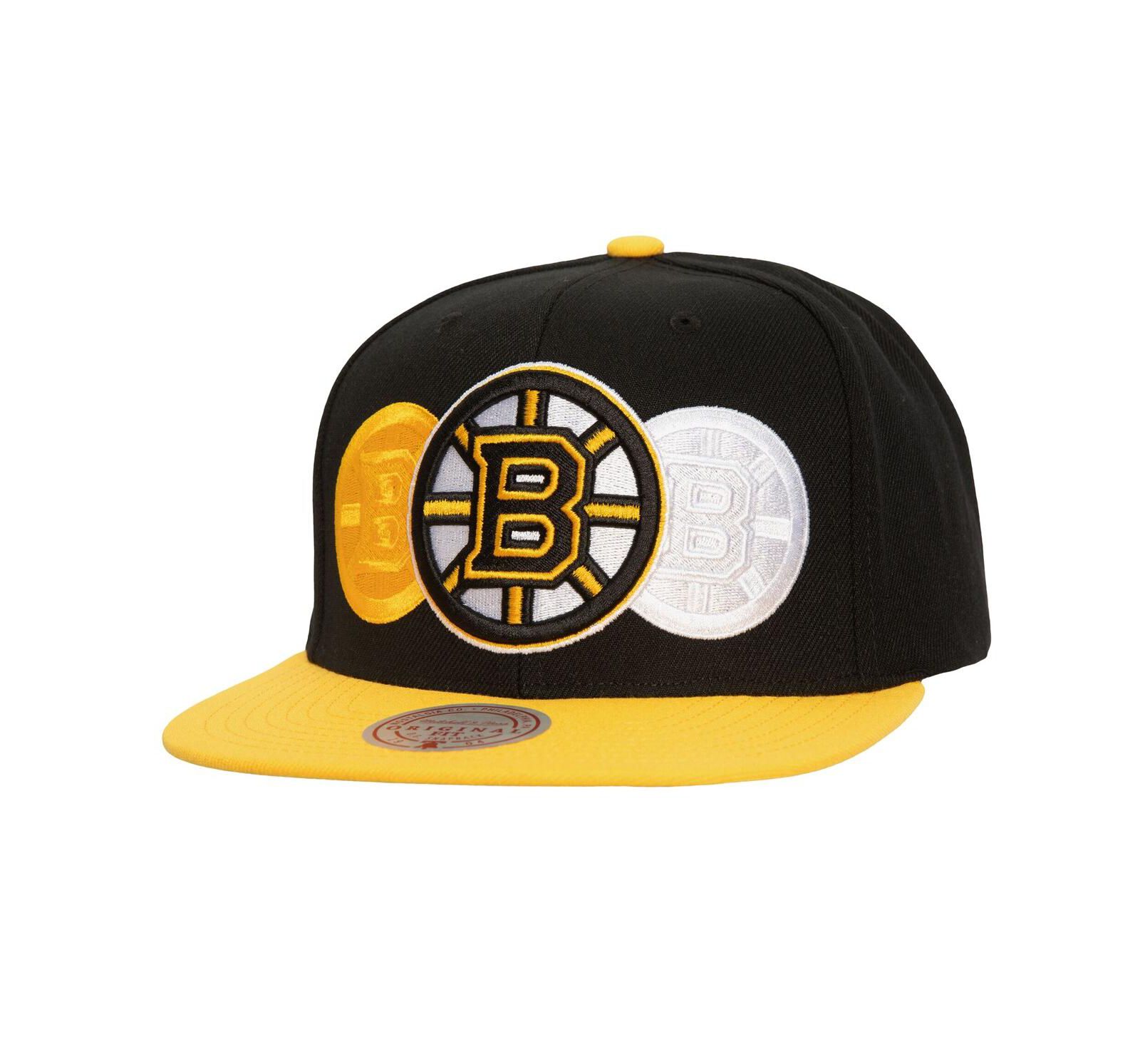 Mitchell & Ness кепка мужская черная Boston Bruins Soul Triple Up Snapback