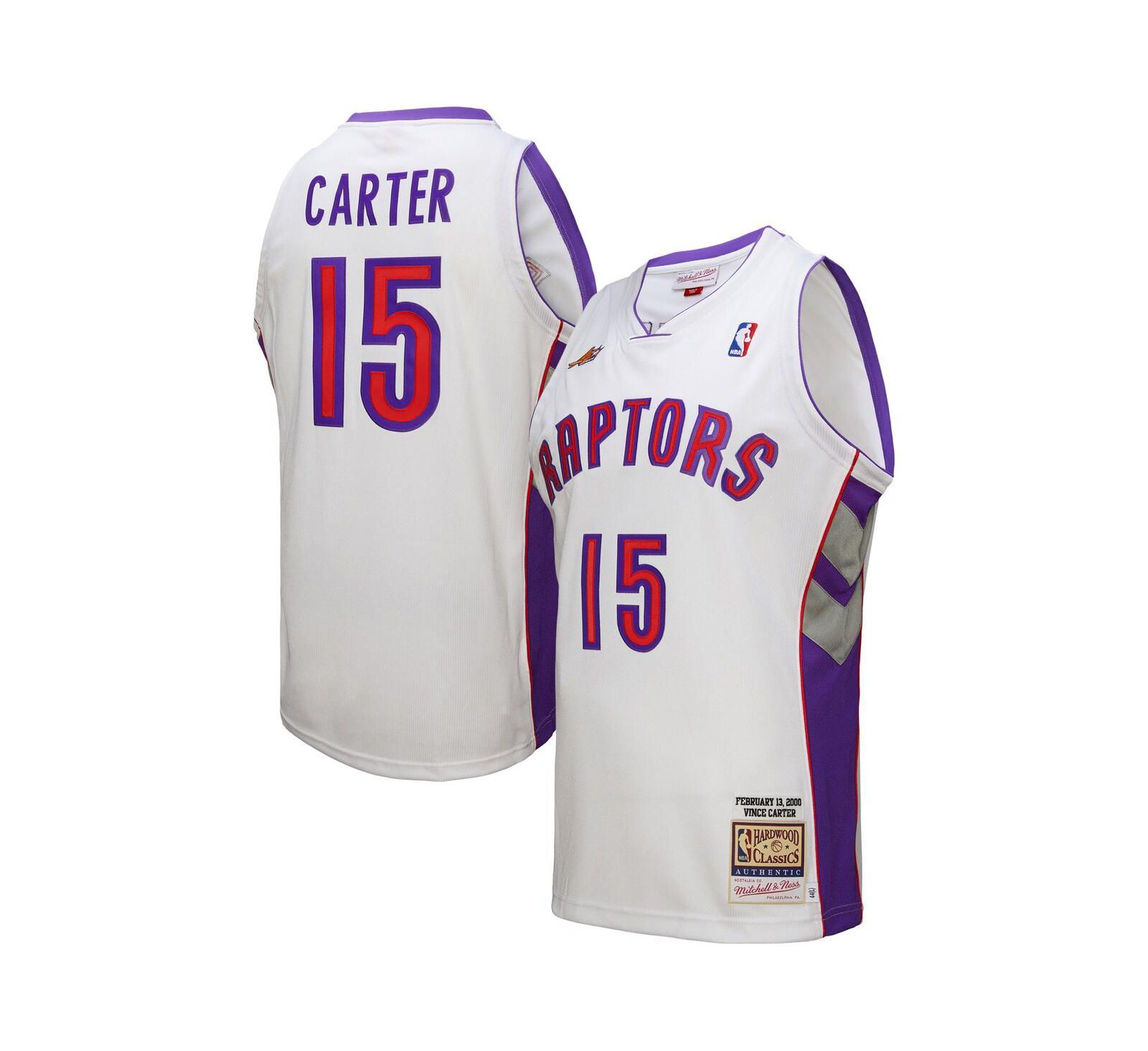 Mitchell & Ness Men's Vince Carter White Toronto Raptors 2000 NBA All-Star Game Authentic Jersey