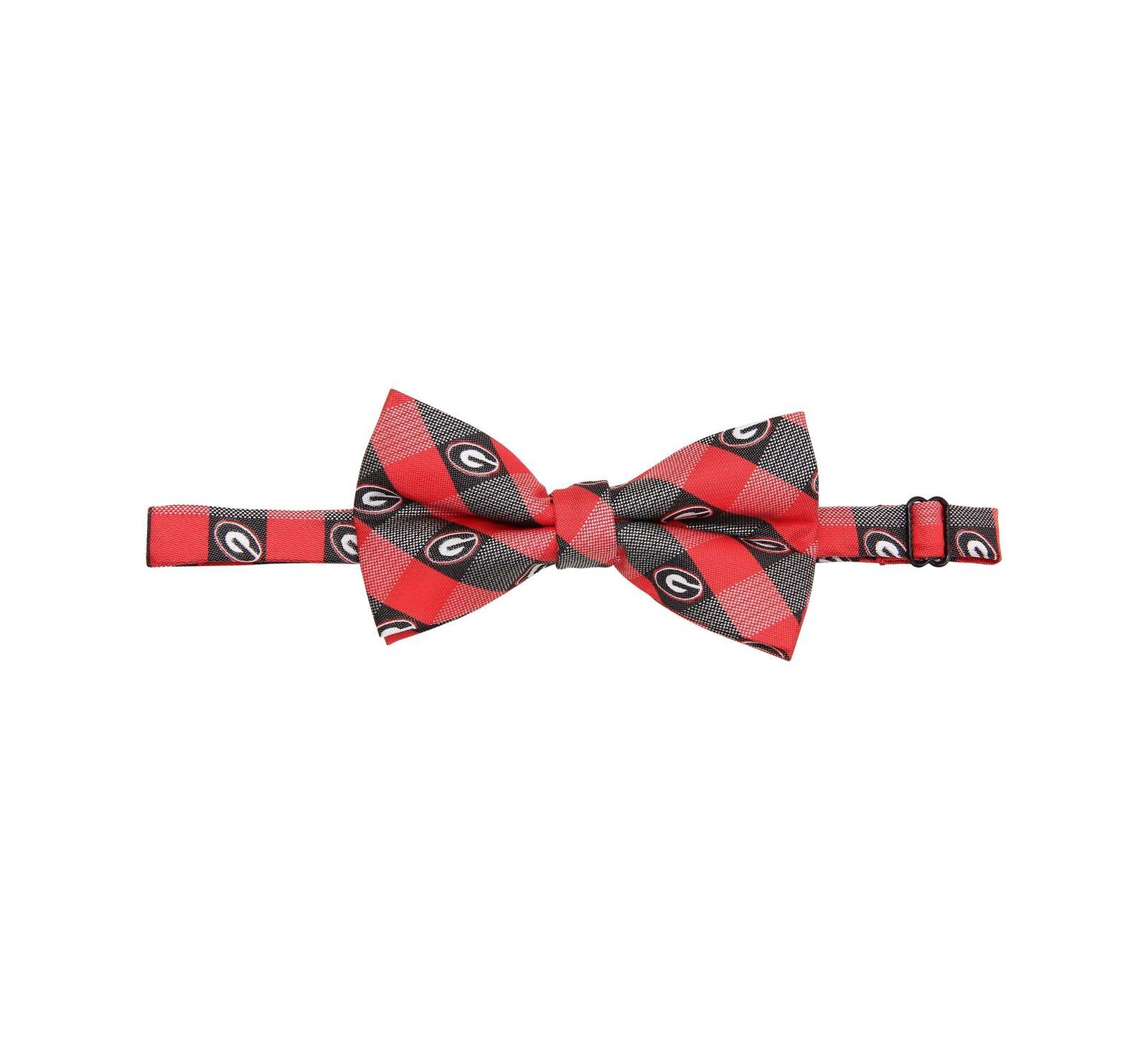Eagles Wings Georgia Bulldogs Check Bow Tie