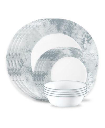Corelle Salt Wash 12 Pc. Dinnerware Set, Service for 4