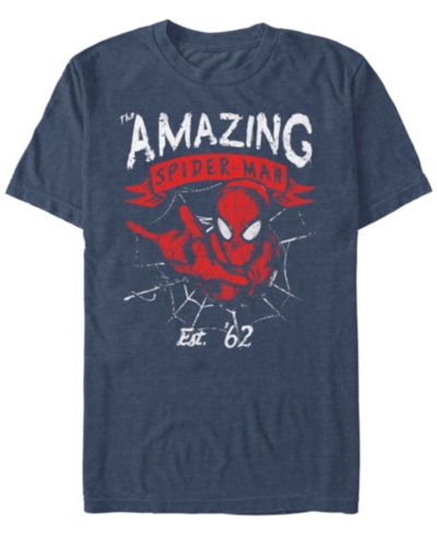 Marvel Men's Grunge Fwip Short Sleeve T-Shirt