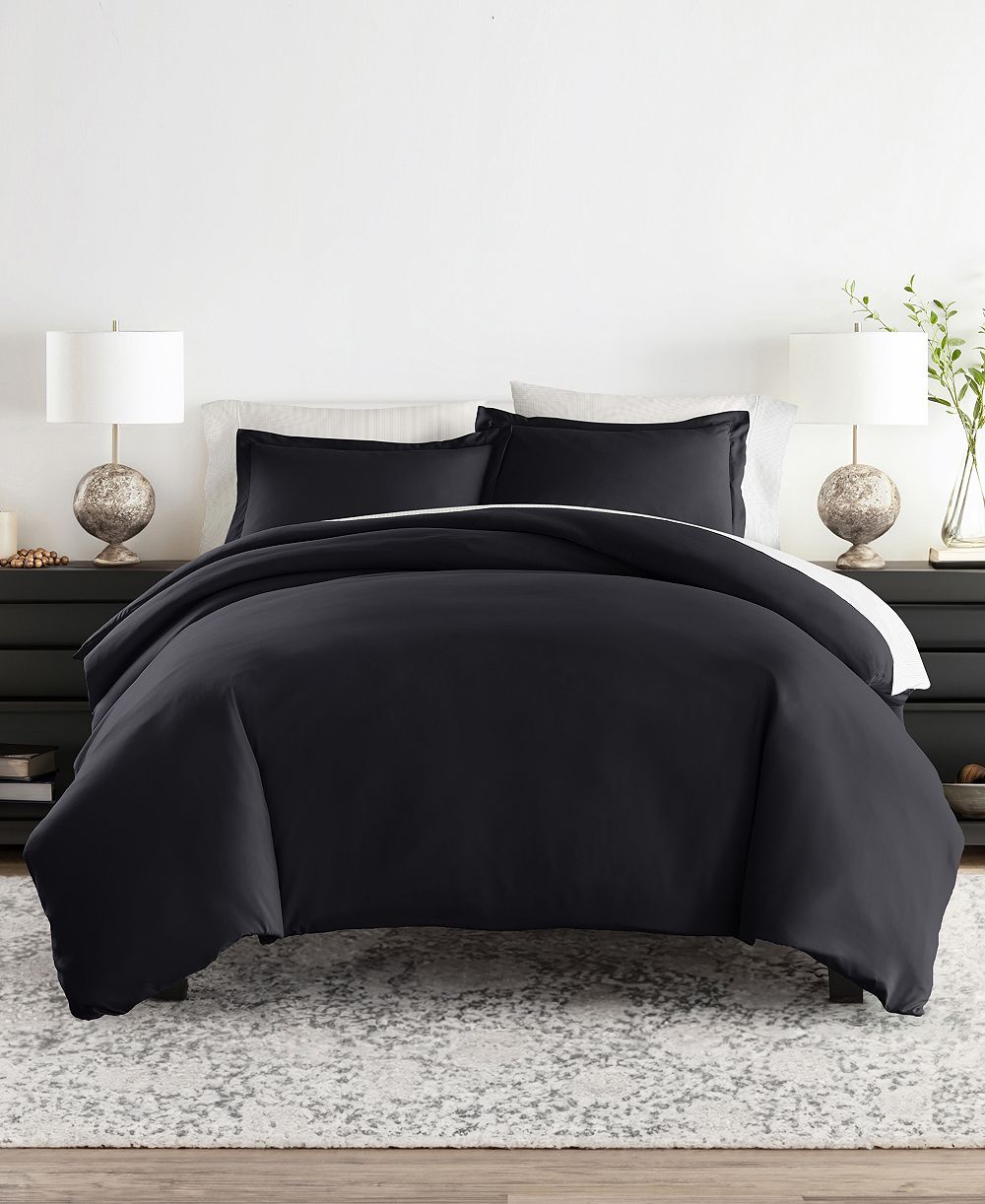 Комплект постельного белья ienjoy Home, 8 предметов, с одеялом и пододеяльником, Queen