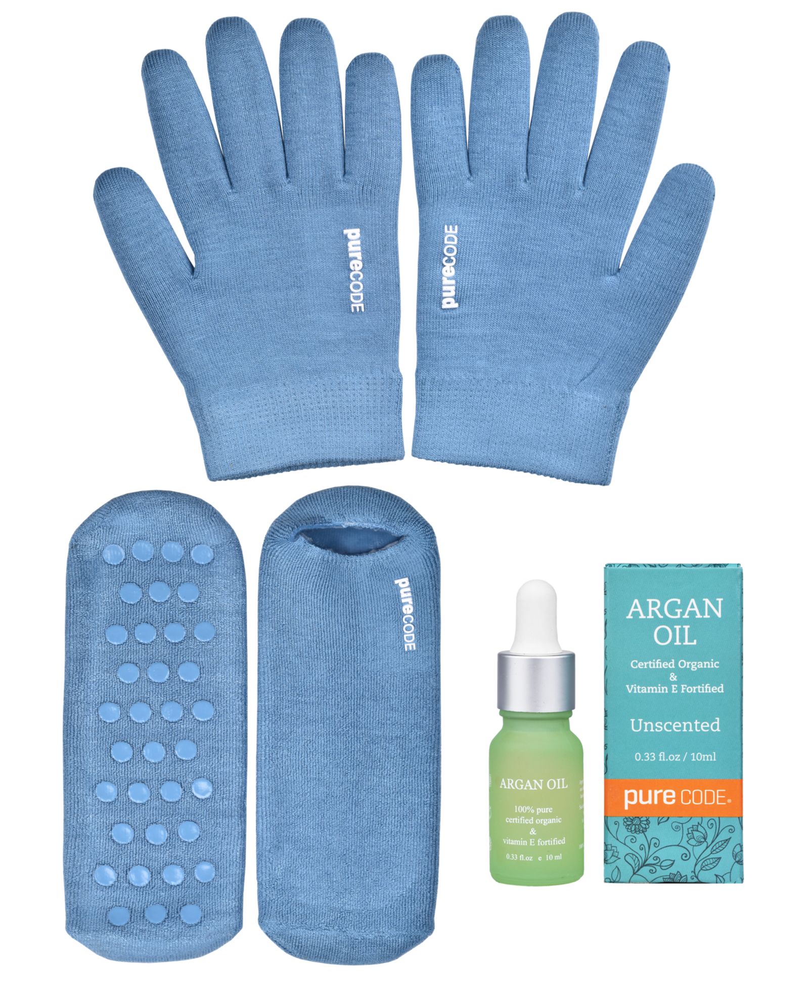 PURECODE Men's Moisturizing Gel Collection with Unscented Argan Oil