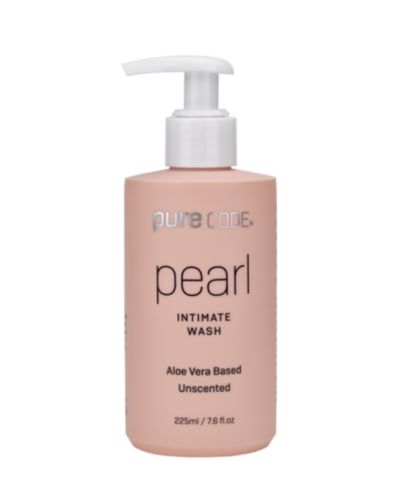 PURECODE Pearl Probiotic Aloe Vera-Based-Unscented  Intimate Wash, 225ml/7.6fl.oz