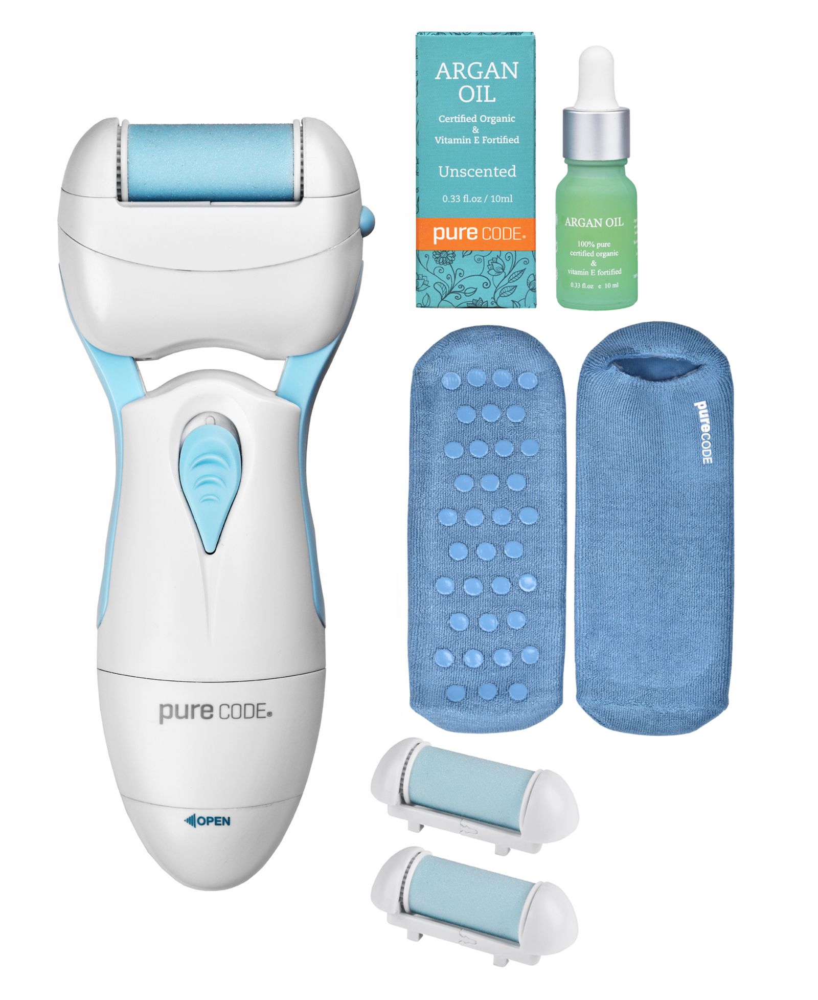 PURECODE 3-Step Pedicare Unscented Argan Oil Set