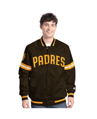 Starter Мужская куртка Varsity San Diego Padres Scout Full-Snap коричневая