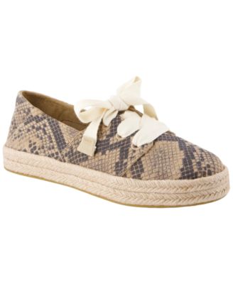 Mid Taupe Snake Print Suede