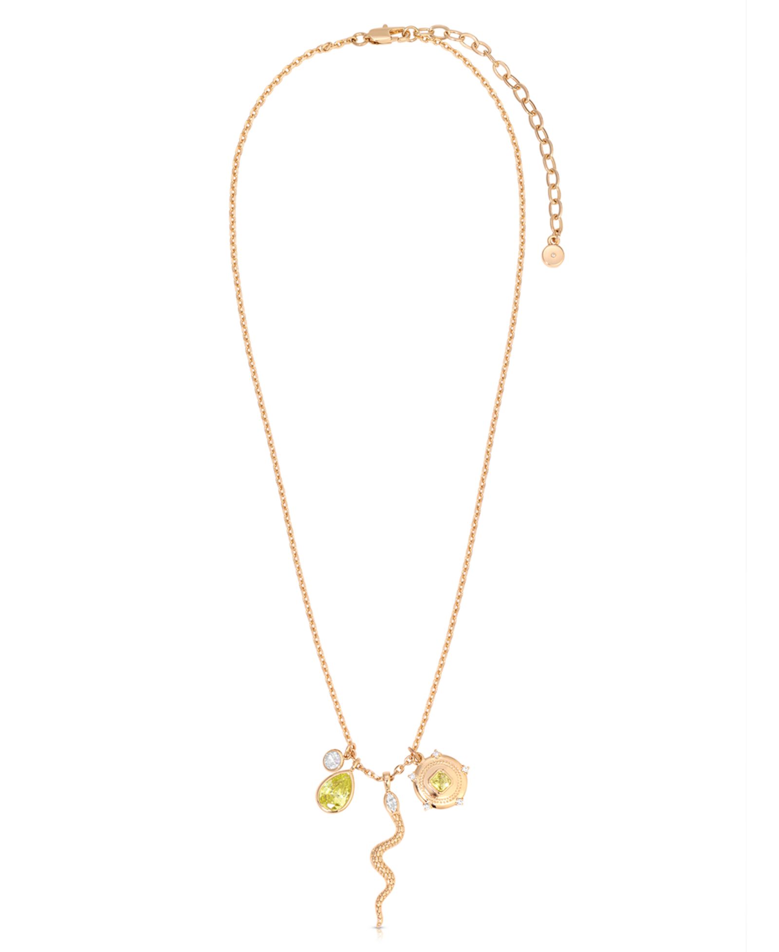 ETTIKA Serpentina Snake Inspired Charm Necklace