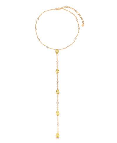 ETTIKA Marquise Crystal Lariat Necklace