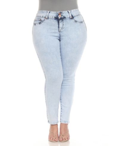 Джинсы White Mark Plus Size Stretch Denim