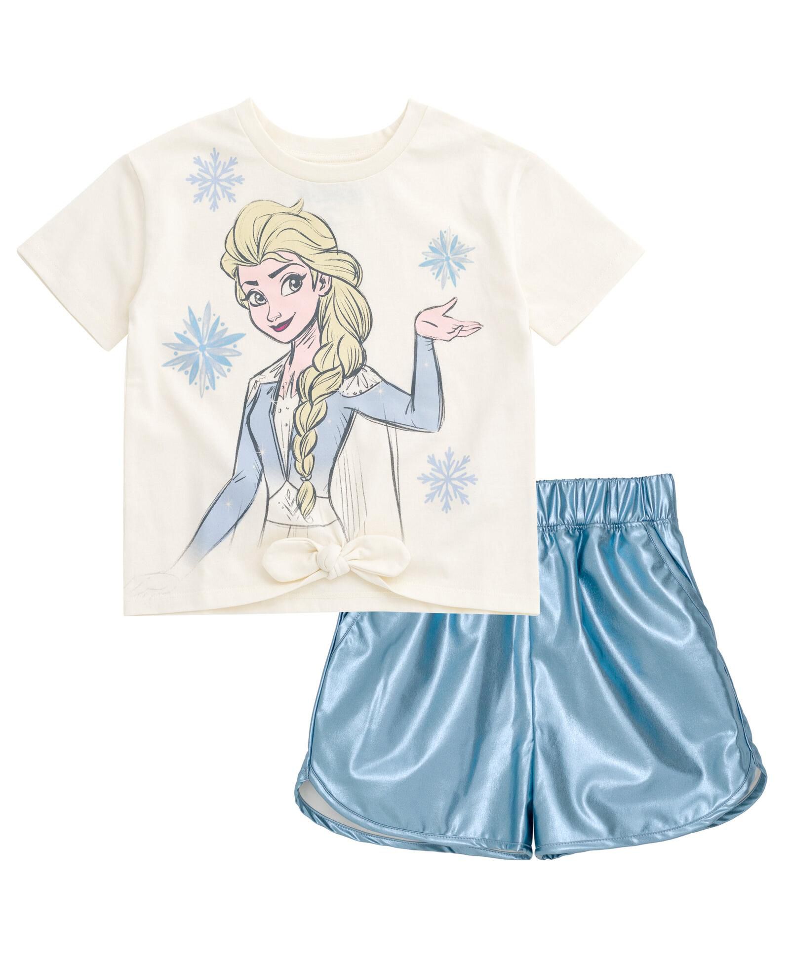 Frozen Детский комплект Disney Queen Elsa T-Shirt and Shorts