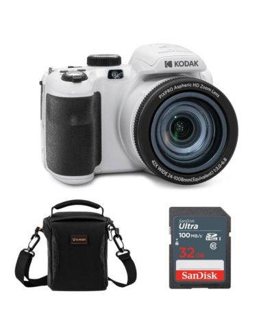 Kodak PIXPRO AZ425 цифровая камера Astro Zoom 20MP Full HD White с картой памяти 32GB и сумкой