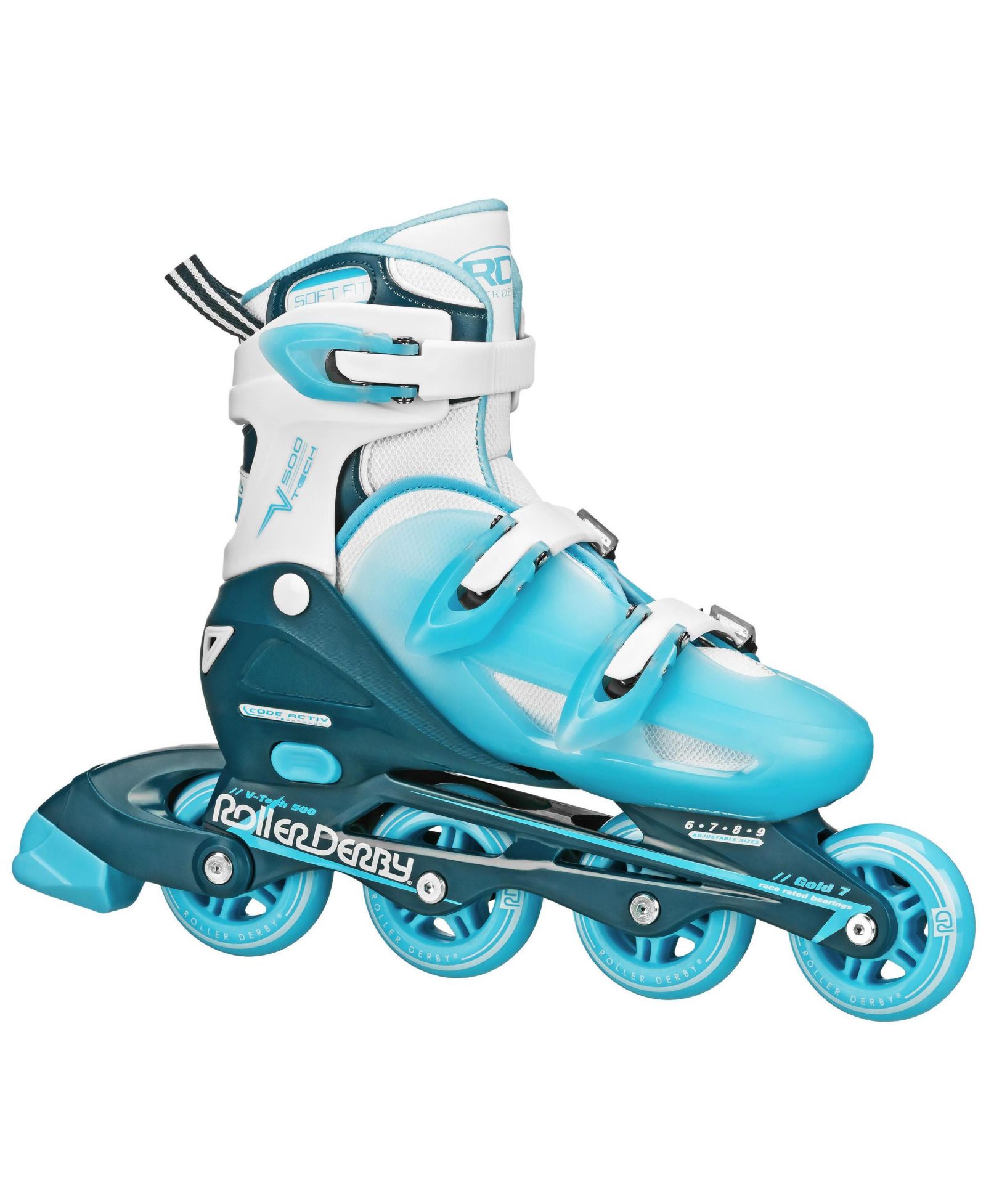Роликовые коньки Roller Derby V-Tech 500, женские, Large (6-9)