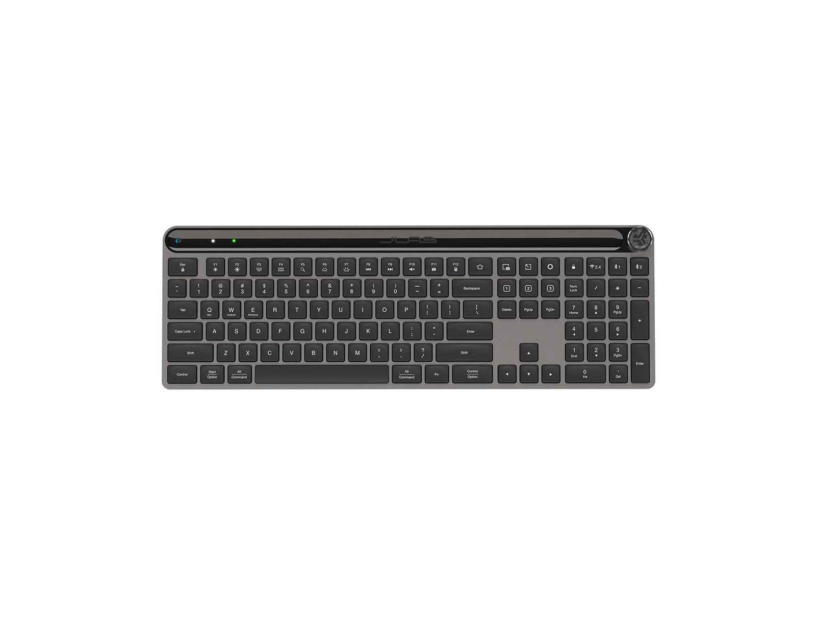 Jlab Epic Wireless Illuminated Keyboard Compatible with Laptop, Phone, Tablet and More